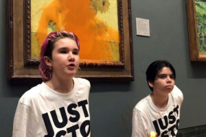 Irrespeto al arte o manifestación pacífica