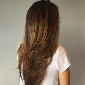Corte de cabello estilo Melenas largas
