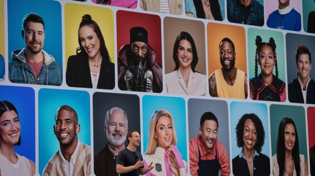 ¿Sabías que Meta le está pagando millones de dólares a famosos para que sean la imagen de sus chatbots? META