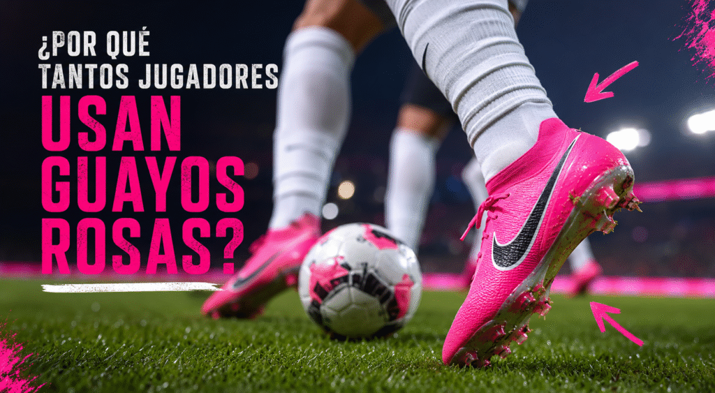 ¿Te habías fijado? La razón por la que tantos futbolistas usan guayos rosas en el Mundial